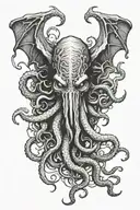 Cthulhu From H.P. Lovecraft  tattoo design idea