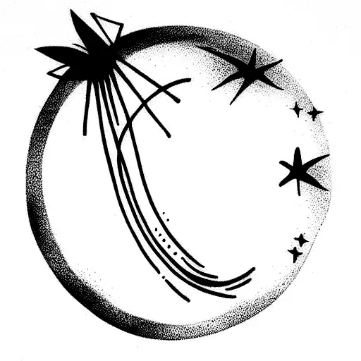 selene god tattoo design idea