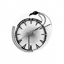 Clock at 11:59 pm with a crow perched on top. A spiral staircase that wraps around the arm down to the wrist tattoo design idea