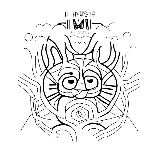 I AM ENOUGH tattoo design idea