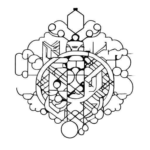 overlap the letters, I AM ENOUGH tattoo design idea