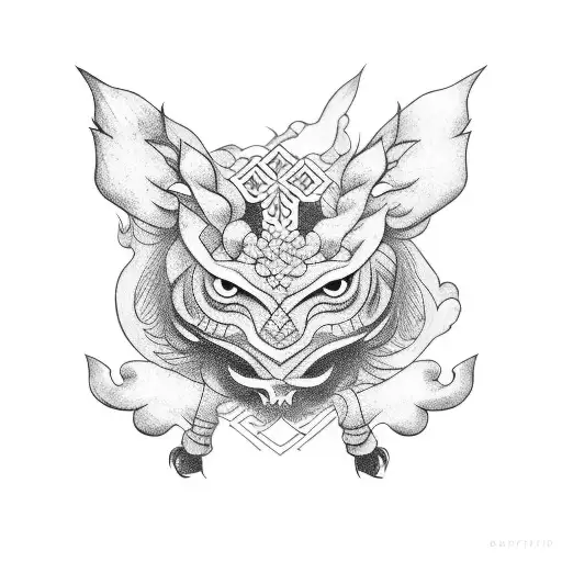korean style tattoo design idea