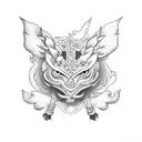 korean style tattoo design idea