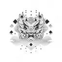 korean style tattoo design idea