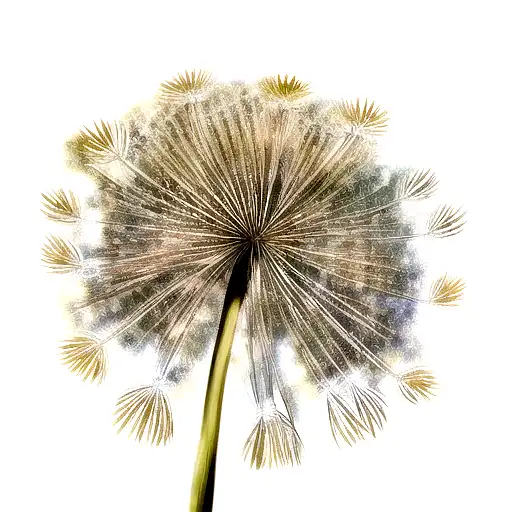 Dandelion tattoo design idea