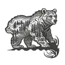 brother bear mountain  tattoo design idea