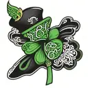 st Patrick irish tattoo design idea