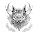 animal sleeve tattoo design idea