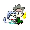 ricky and morty tattoo design idea