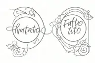 text written tattoo design idea