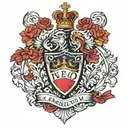 ai art design A family crest tattoo design idea