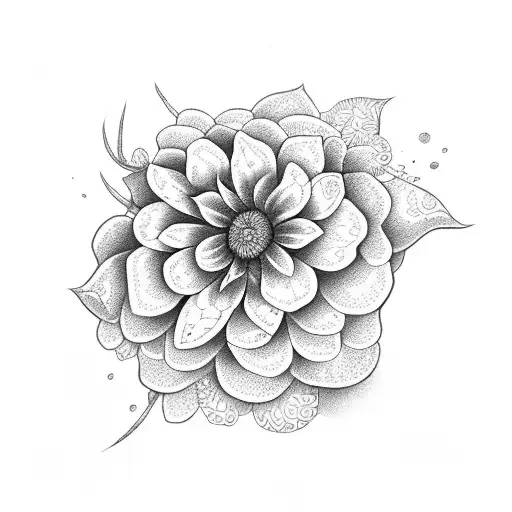 flower cobra tattoo design idea