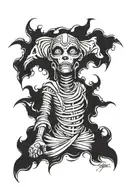 mummy wrap sleeve tatto tattoo design idea