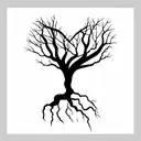 female roots strength love miscarriage  tattoo design idea