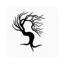 female roots strength love miscarriage  tattoo design idea