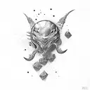  "risk taker" tattoo design idea