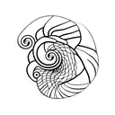 nautilus  tattoo design idea