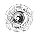 nautilus  tattoo design idea