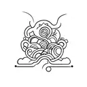 minimalistic fine line art on ankle tattoo design idea