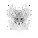 double door tattoo design idea