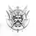 tattoo sleeve of Zeus, Hera, Athena, Apollo, Poseidon, Ares, Artemis, Demeter, Aphrodite, Dionysus, Hermes, and Hephaist tattoo design idea