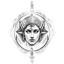 tattoo sleeve of Zeus, Hera, Athena, Apollo, Poseidon, Ares, Artemis, Demeter, Aphrodite, Dionysus, Hermes, and Hephaist tattoo design idea