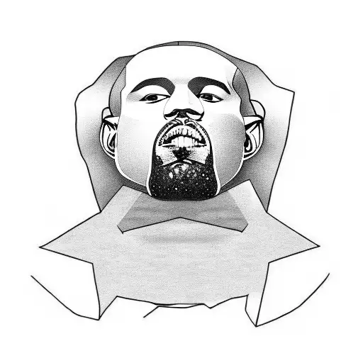 kanye west tattoo design idea