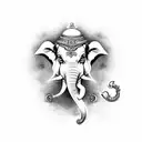 ganesha god tattoo design idea