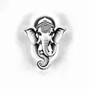 ganesha god tattoo design idea