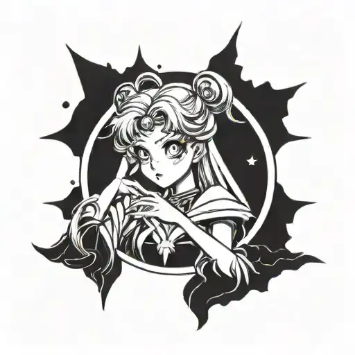 sailor moon sailor tattoo design idea