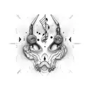 vertical tattoo on the tricep related to music tattoo design idea