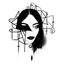 A quote: “Beyond the veil of reality lies the beautiful glitch of our existence, a dance between fate and free will.” tattoo design idea