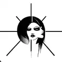 A quote: “Beyond the veil of reality lies the beautiful glitch of our existence, a dance between fate and free will.” tattoo design idea