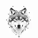 wolf's bite traces, neck tatoo tattoo design idea