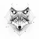 wolf's bite traces, neck tatoo tattoo design idea