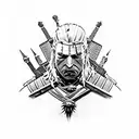witcher  tattoo design idea