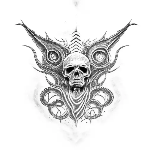 dagon lovecraft  tattoo design idea