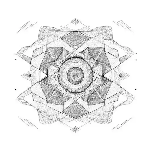 lines and patterns, 20 cm x 30 cm, related to space, upper arm, filler tattoo  tattoo design idea