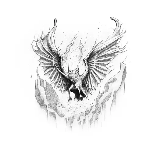 patronus Harry Potter dementores  tattoo design idea
