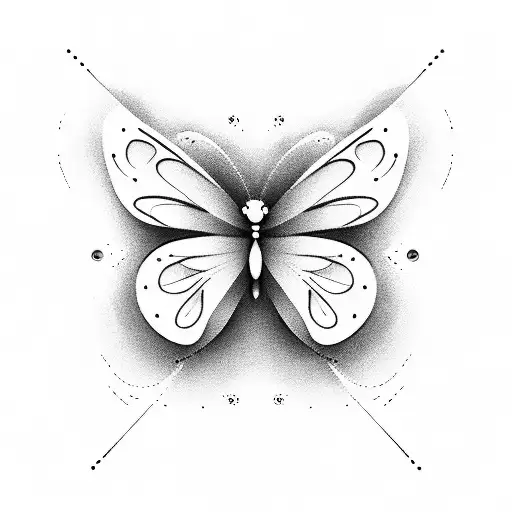 A computer code snippet shaped like a butterfly, representing the client's passion for programming and transformation. tattoo design idea