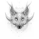 brujula nordica tattoo design idea