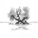 Dead Tree tattoo design idea