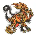 houndoom tattoo design idea