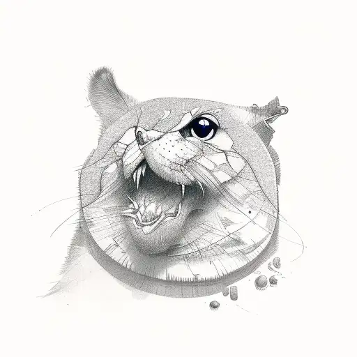 shelter tattoo design idea