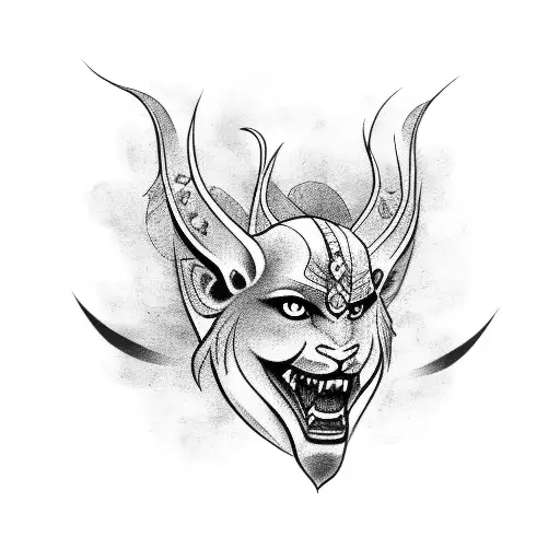 arjuna tattoo design idea