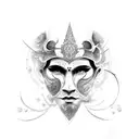 arjuna tattoo design idea