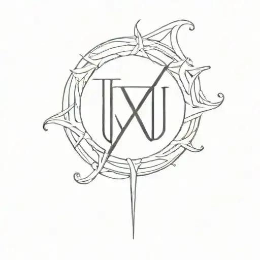 the word warrior with a semi colon tattoo design idea