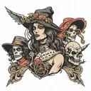 goya's coven tattoo design idea