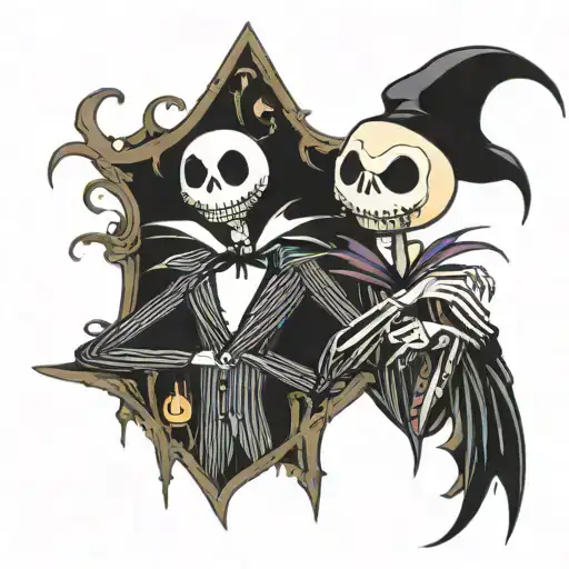 jack skellington tattoo design idea