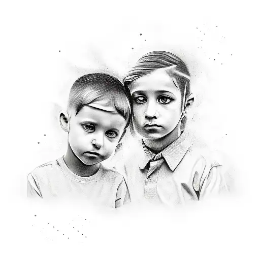 tattoo of the name of my children: Nady and Yanad tattoo design idea